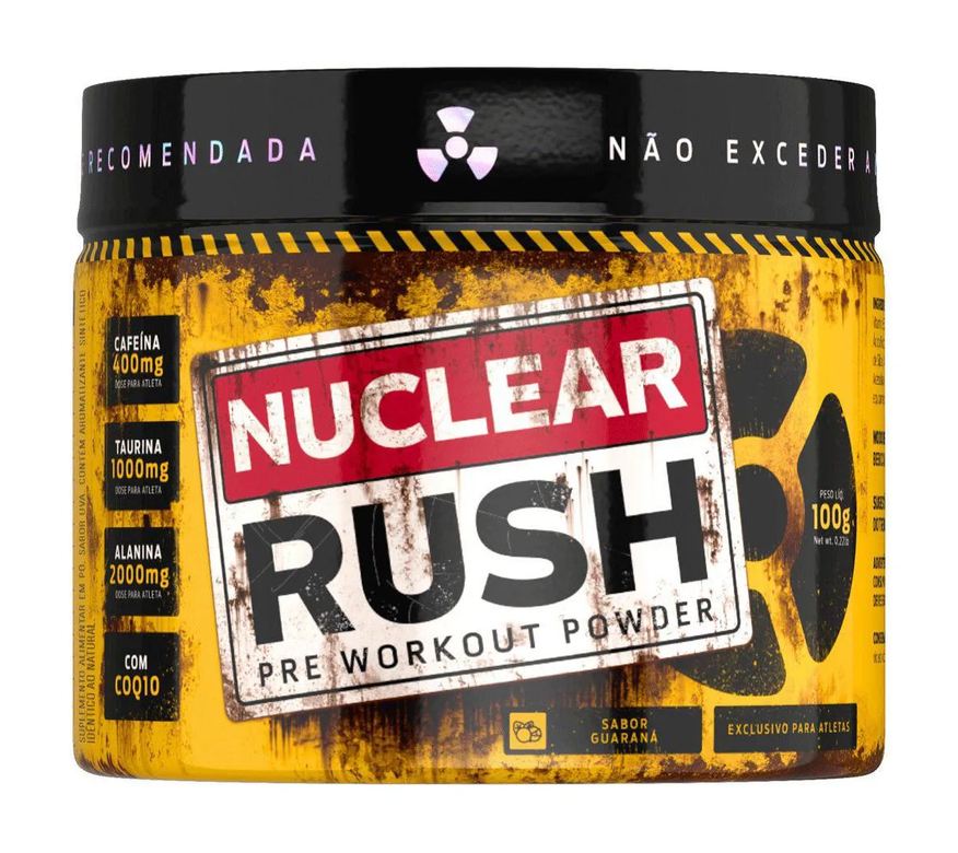Body Action Nuclear Rush Pre Workout - 100g Limão