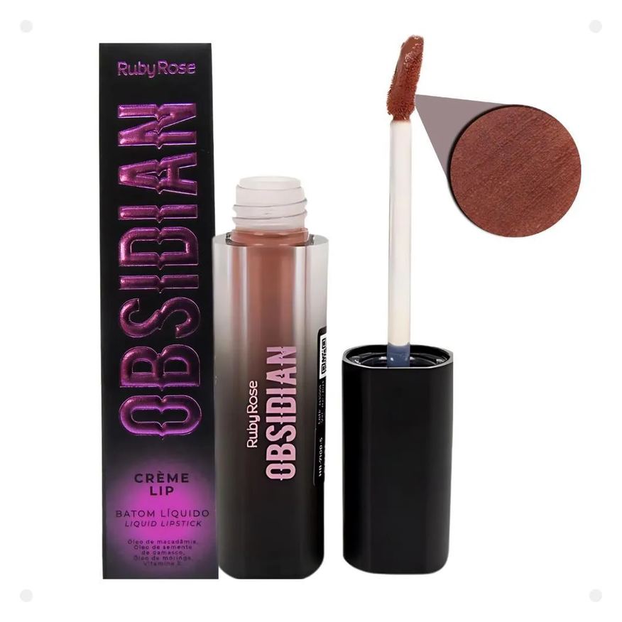Ruby Rose Batom Líquido Obsidian Crème Lip Ocl05 Hb-7100-5
