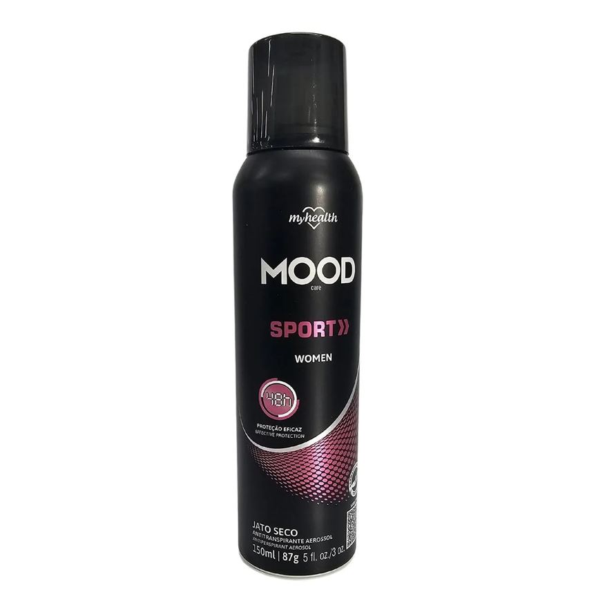 My Health Desodorante Antitranspirante Aerossol Sport Women Mood Care 150ml / 87g