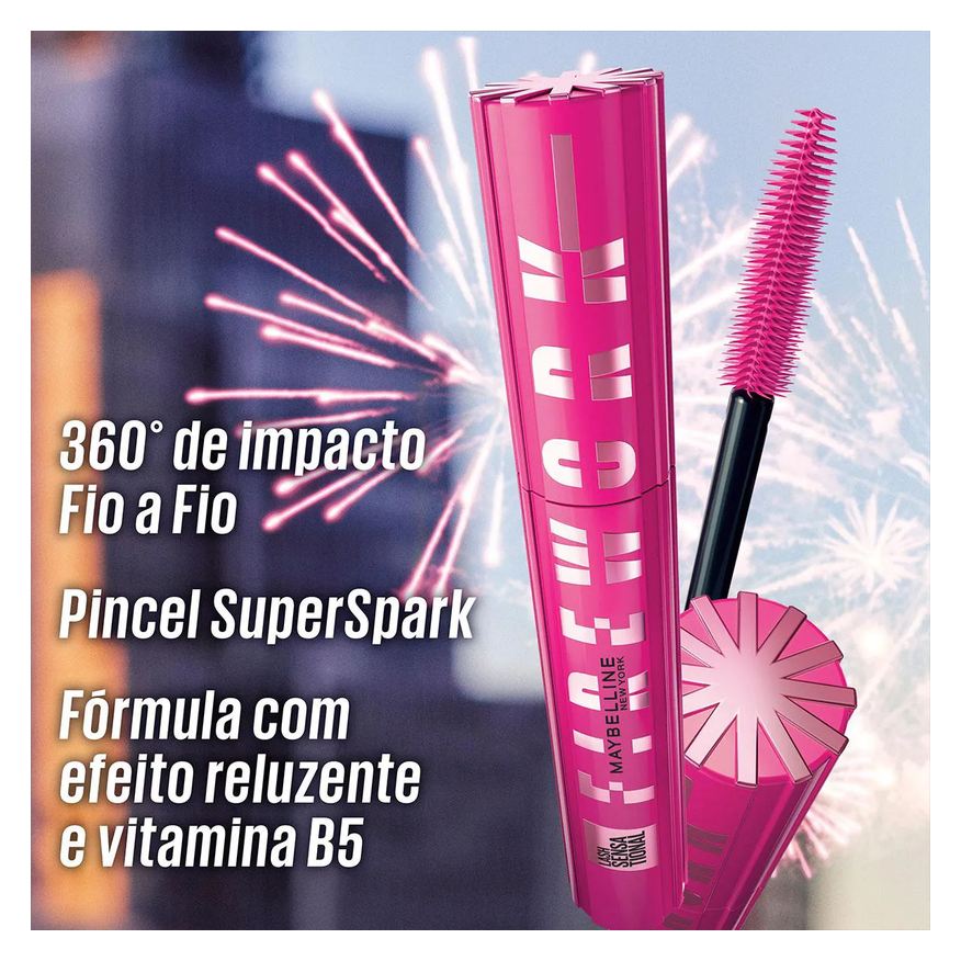 Maybelline Máscara de Cílios Lash Sensational Firework Lavável 1 unidade