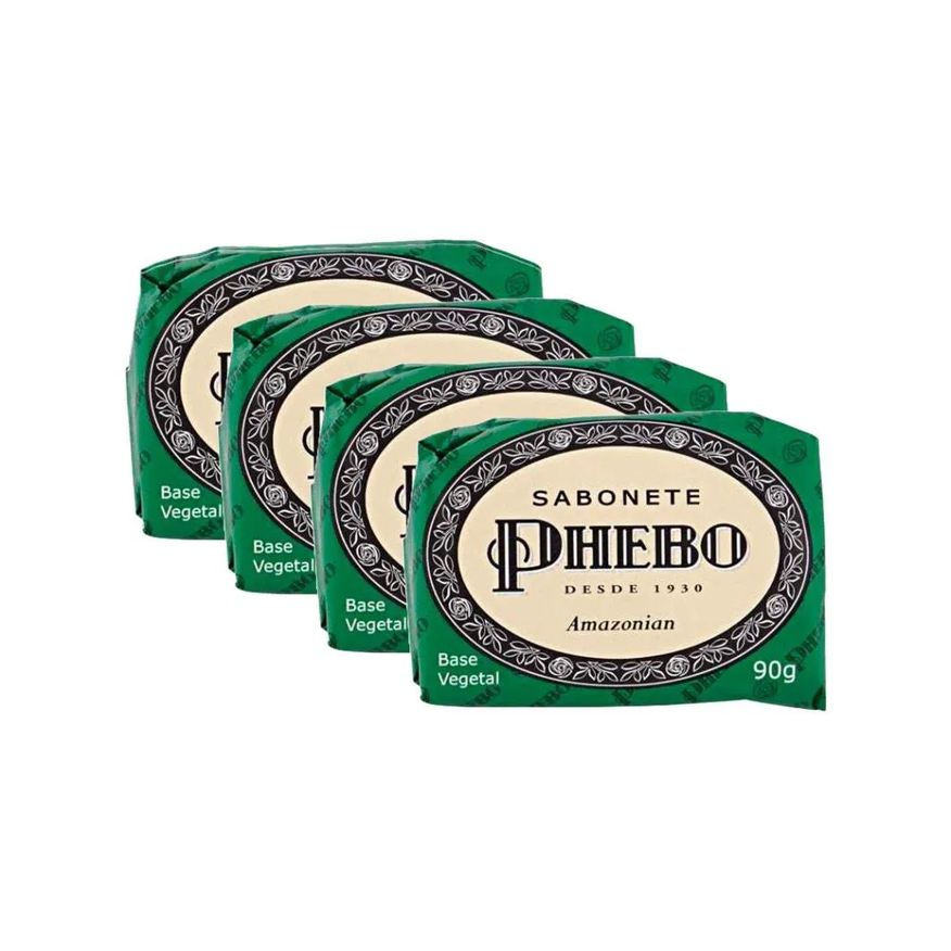Phebo Kit Sabonete Amazonian 90g C/4un