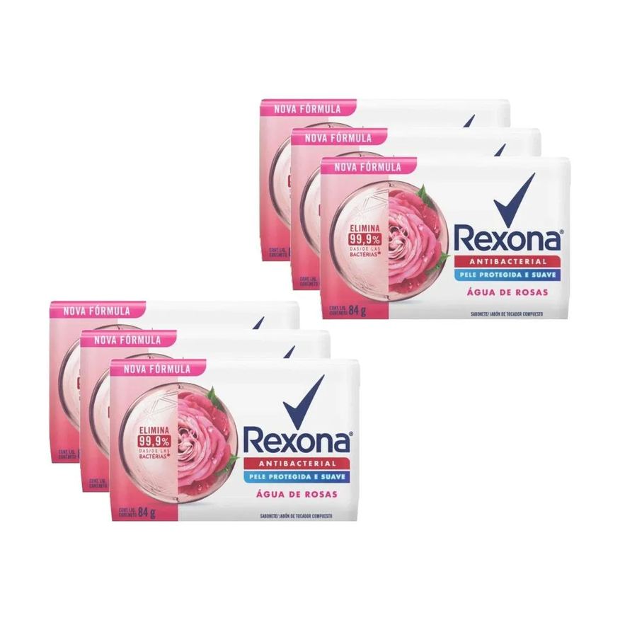 Rexona Kit Sabonete Orchid Fresh 84g C/6un