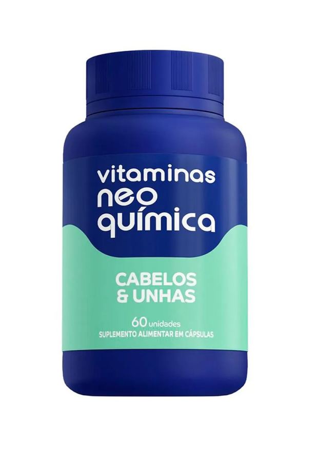 Neo Química Vitaminas Neo Quimica 60cpr Cabelos e Unhas