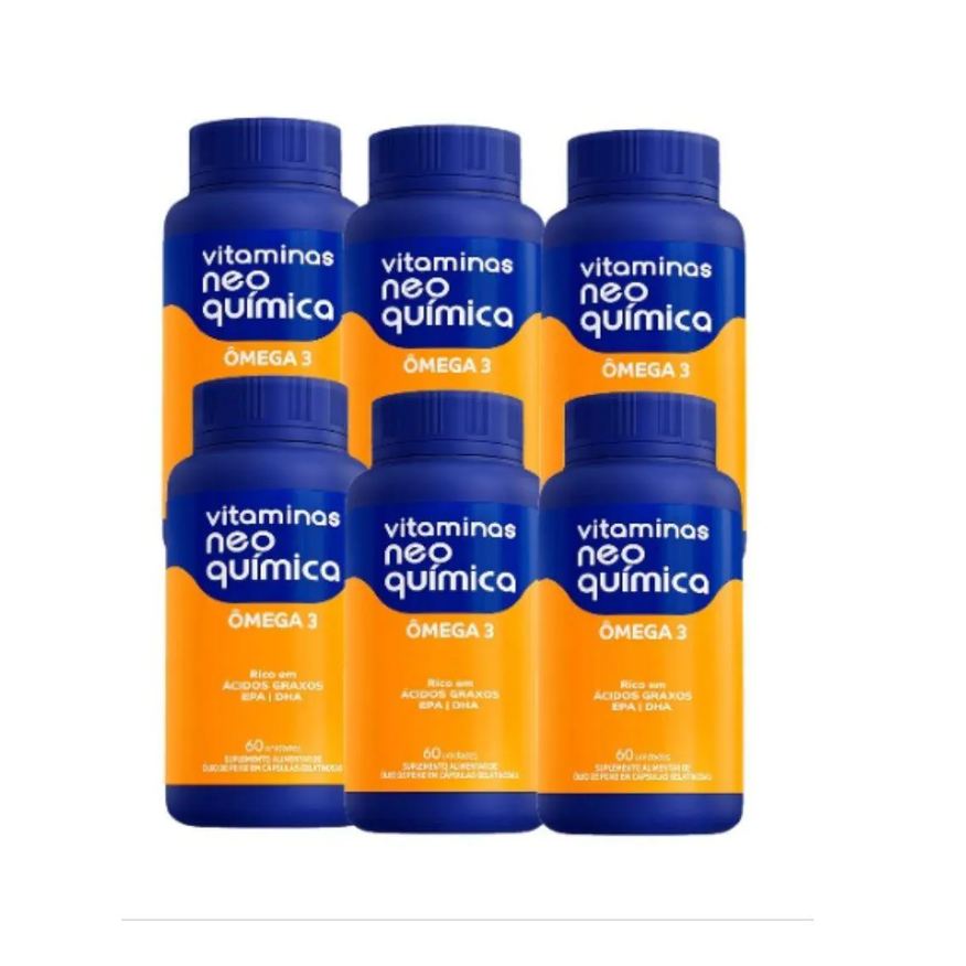 Neo Química Kit com 6x Ômega 3 C/60 cápsulas - Neo Quimica