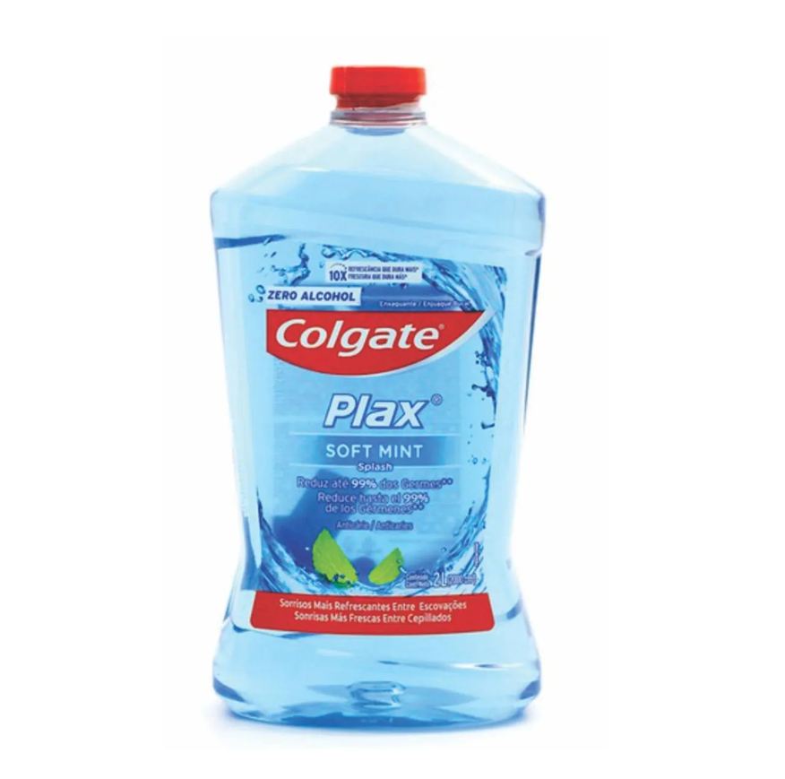 Colgate Enxaguante Bucal Refil Plax Menta 2 Litros