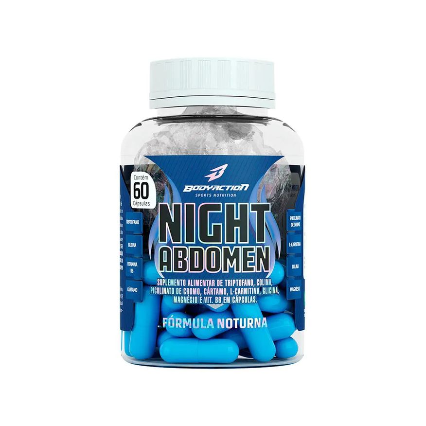 Body Action Night Abdomen 60 cápsulas - Bodyaction