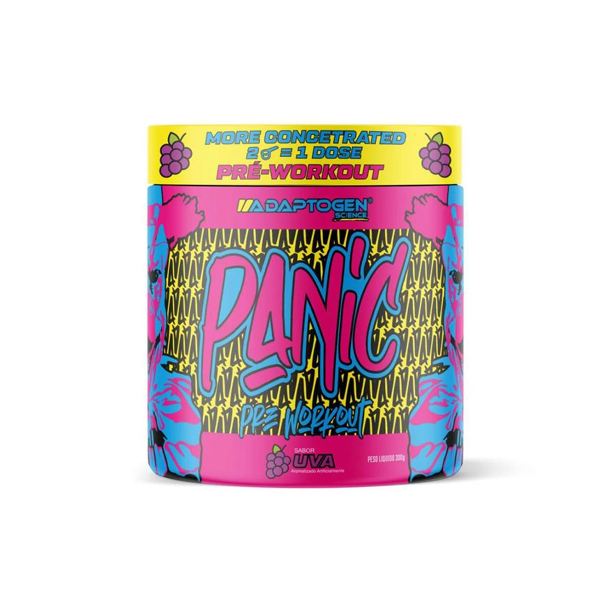 Adaptogen Science Panic Pre Workout Uva 300g - Adaptogen