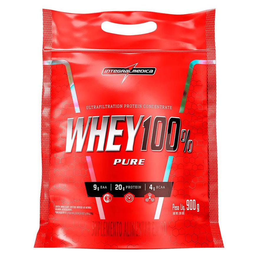 Integralmédica Im Whey 100% Pure 907g Refil - Cookies