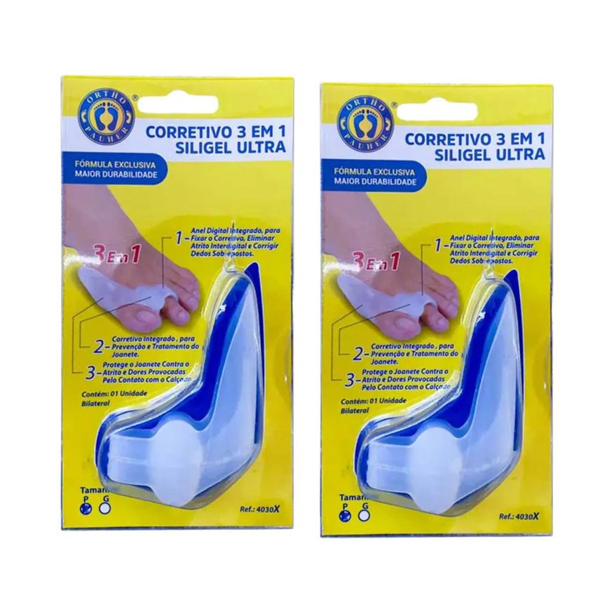 Ortho Pauher Kit C2 Corretor De Joanete Siligel Ultra