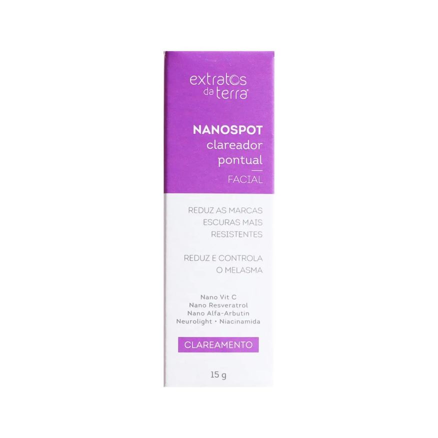 Extratos Da Terra Creme Clareador Pontual Nanospot 15g