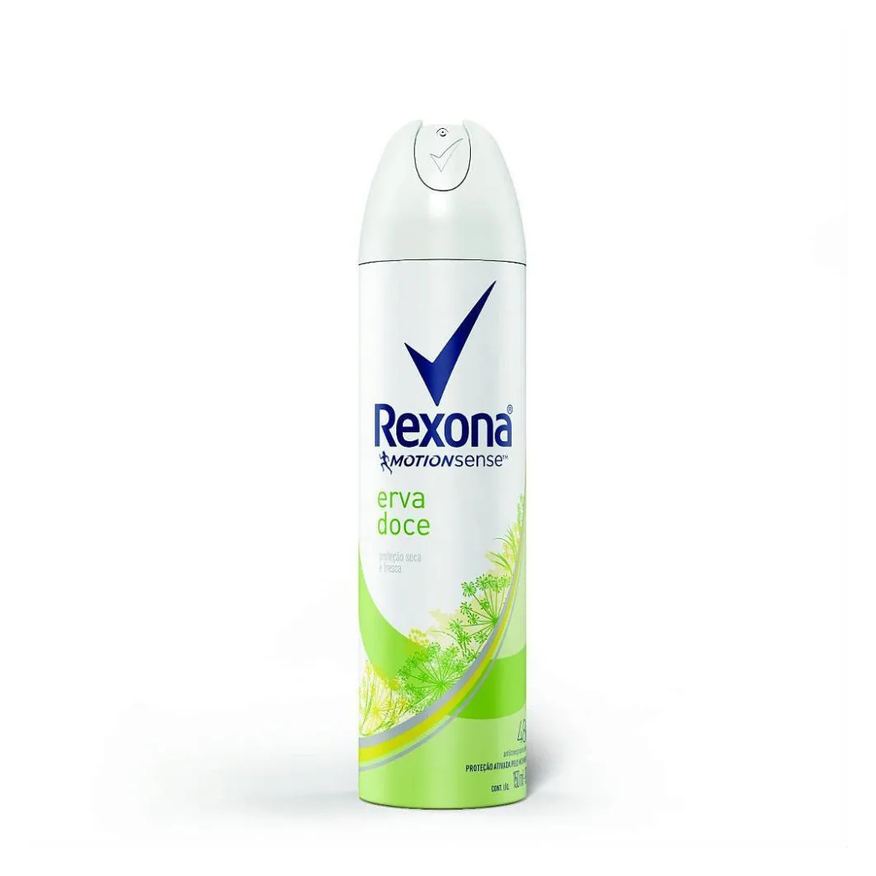 Unilever Desodorante Rexona Aerosol Woman 150ml Erva Doce