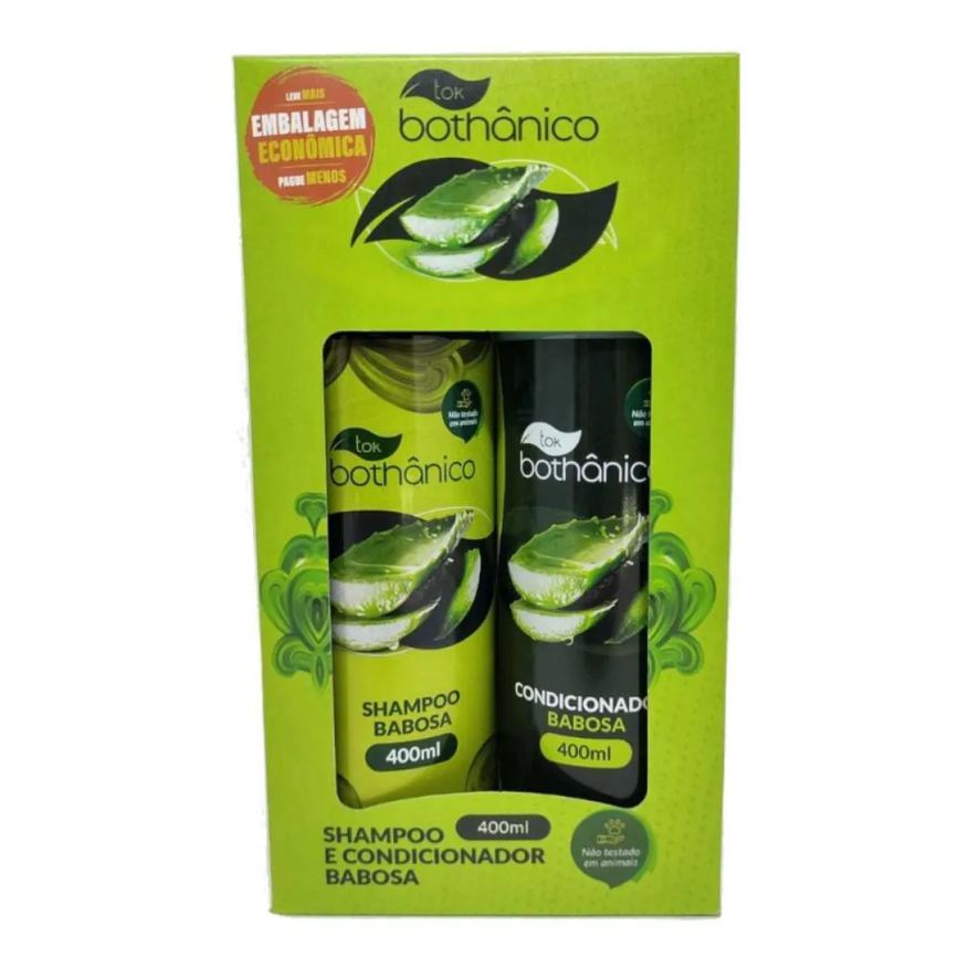Tok Bothânico Kit Tok Bothanico Babosa Shampoo 400ml +condiocionador 400ml