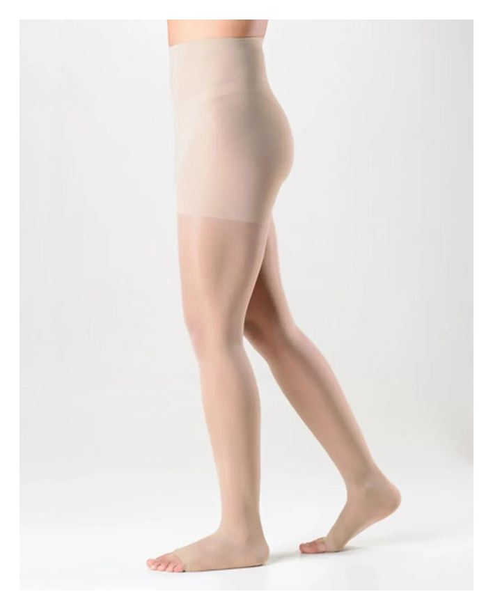 Sigvaris Meia Calça Audace 120A 15-20 Mmhg Ponteira Aberta C Natural