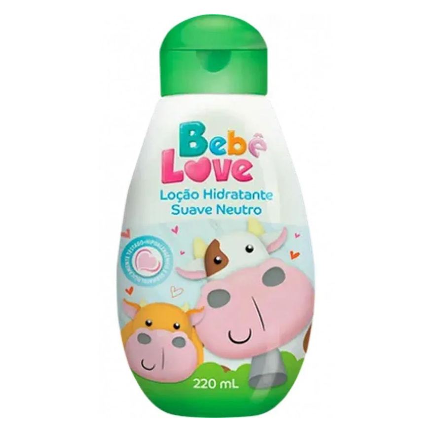 Bebê Love Locao Hidratante Bebe Love Suave Neutro 220ml