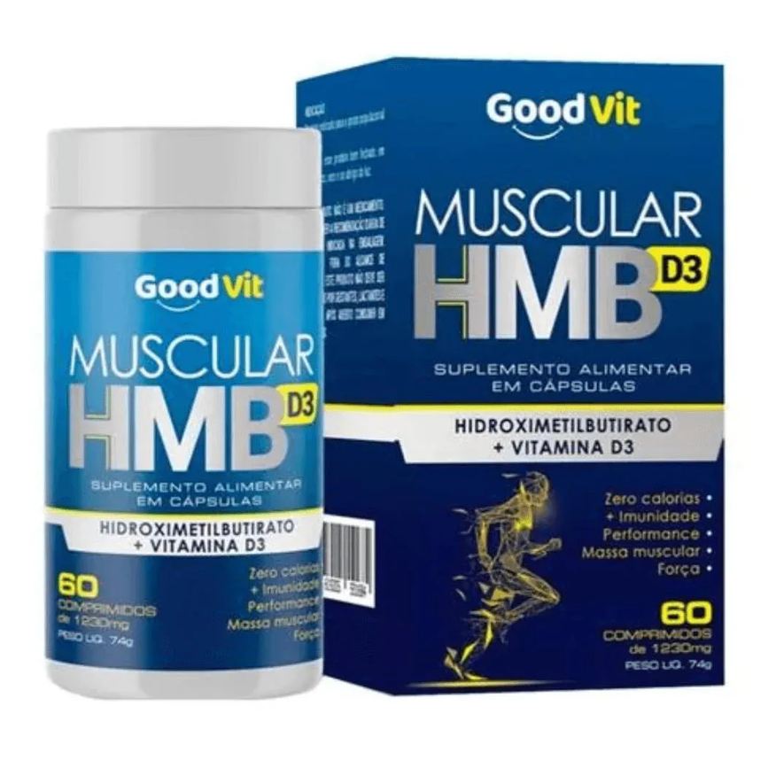 Good Vit Muscular Hmb D3 1230mg C/60 comprimidos