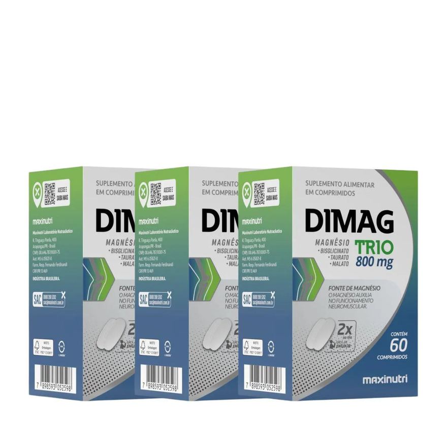 Maxinutri Kit 3x- Dimag Trio 800mg 60cpr