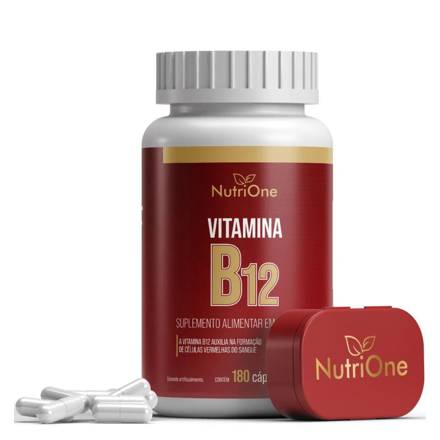 Nutrione Vitamina B12 Máxima Concentração 180 Cápsulas