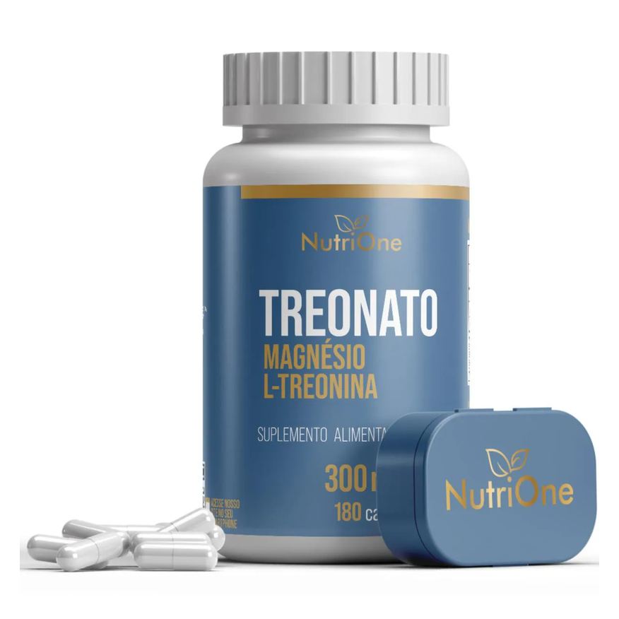 Nutrione Magnésio L Treonato L-Treonina 180 Cápsulas