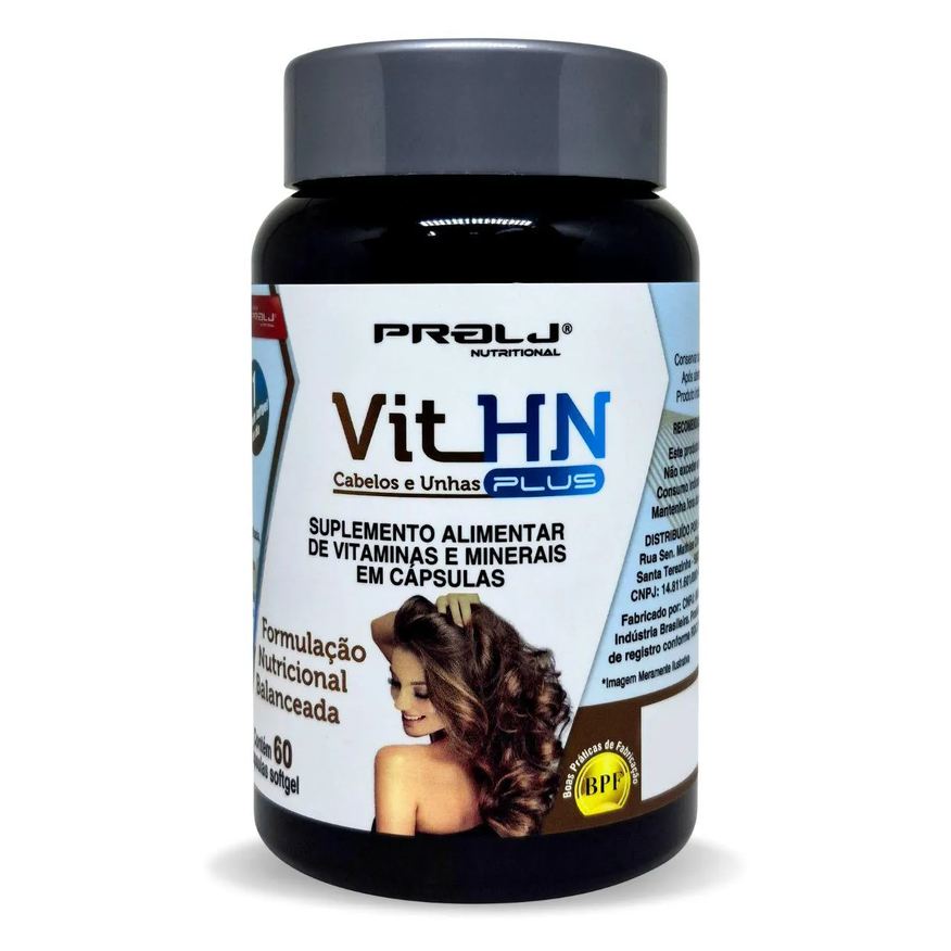 Prolj Vit Hn Cabelos e Unhas 750mg 60 cápsulas Softgel Nutritional