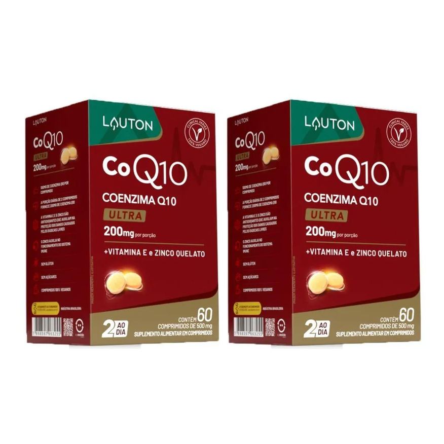 Lauton Kit 2x Coenzima Q10 Ultra 200mg 60 comprimidos