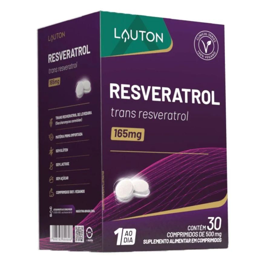Lauton Trans-resveratrol 165mg 30 comprimidos
