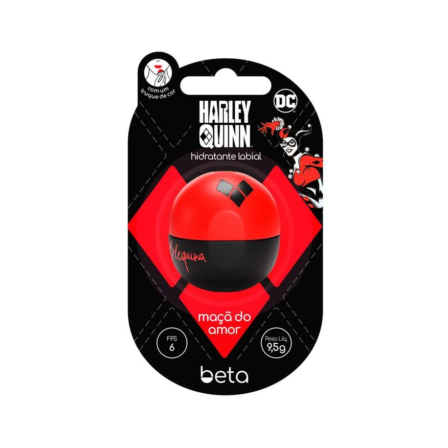 Beta Hidratante Labial Arlequina Maçã do Amor Vermelho 9,5g