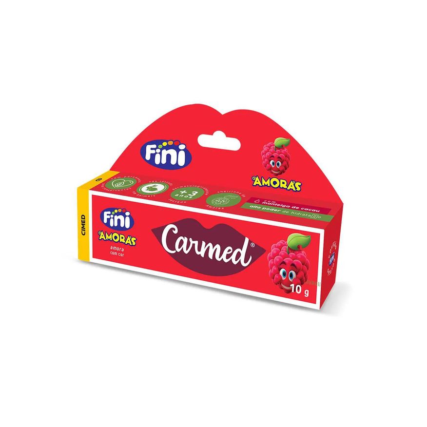 Labial Hidratante Carmed Fini Amoras com Cor 10g
