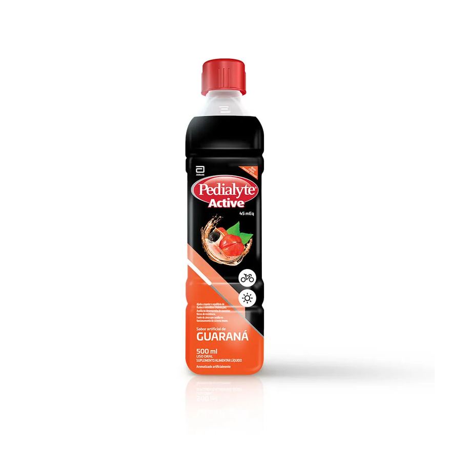 Alimentar Suplemento Líquido Pedialyte Active Guaraná 500ml