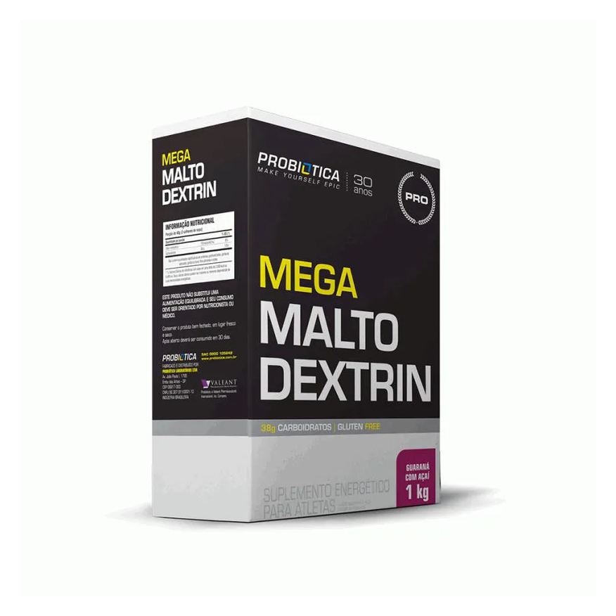 Probiótica Mega Malto Dextrin (1kg) - Sabor: Açai com Guaraná