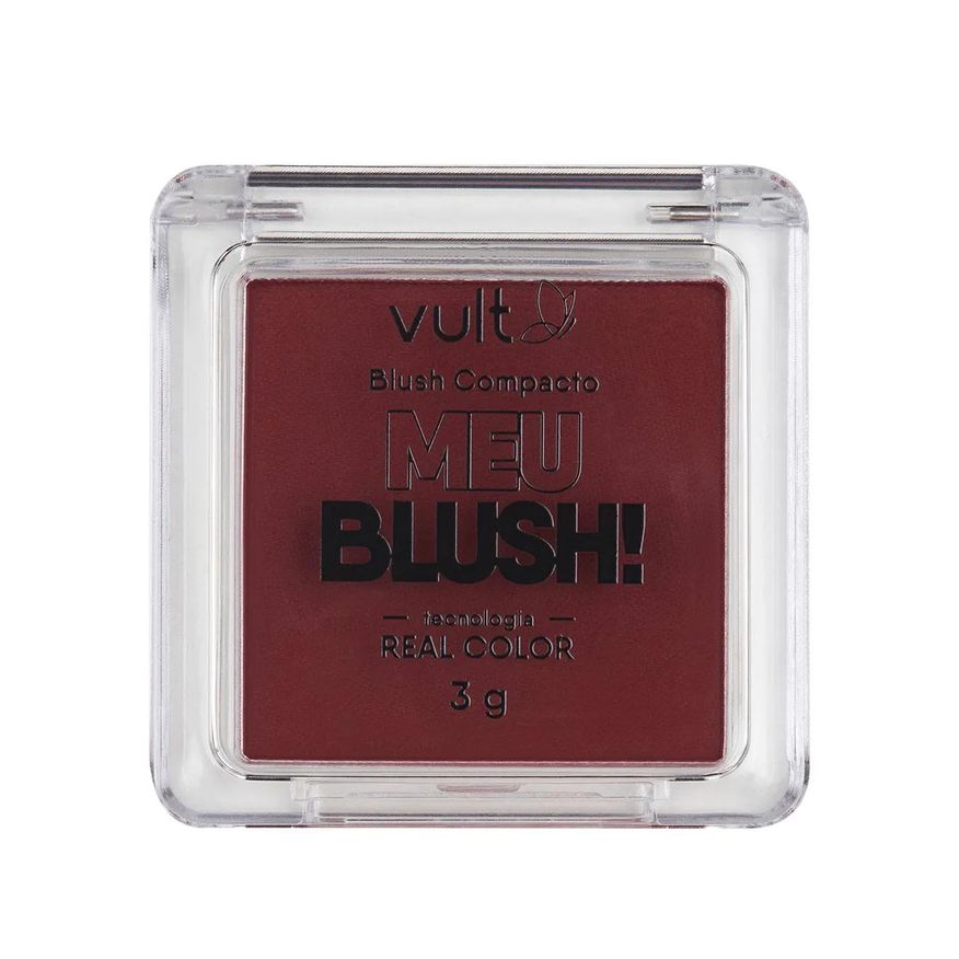 Vult Blush Compacto Meu Blush 3g - Vinho Matte