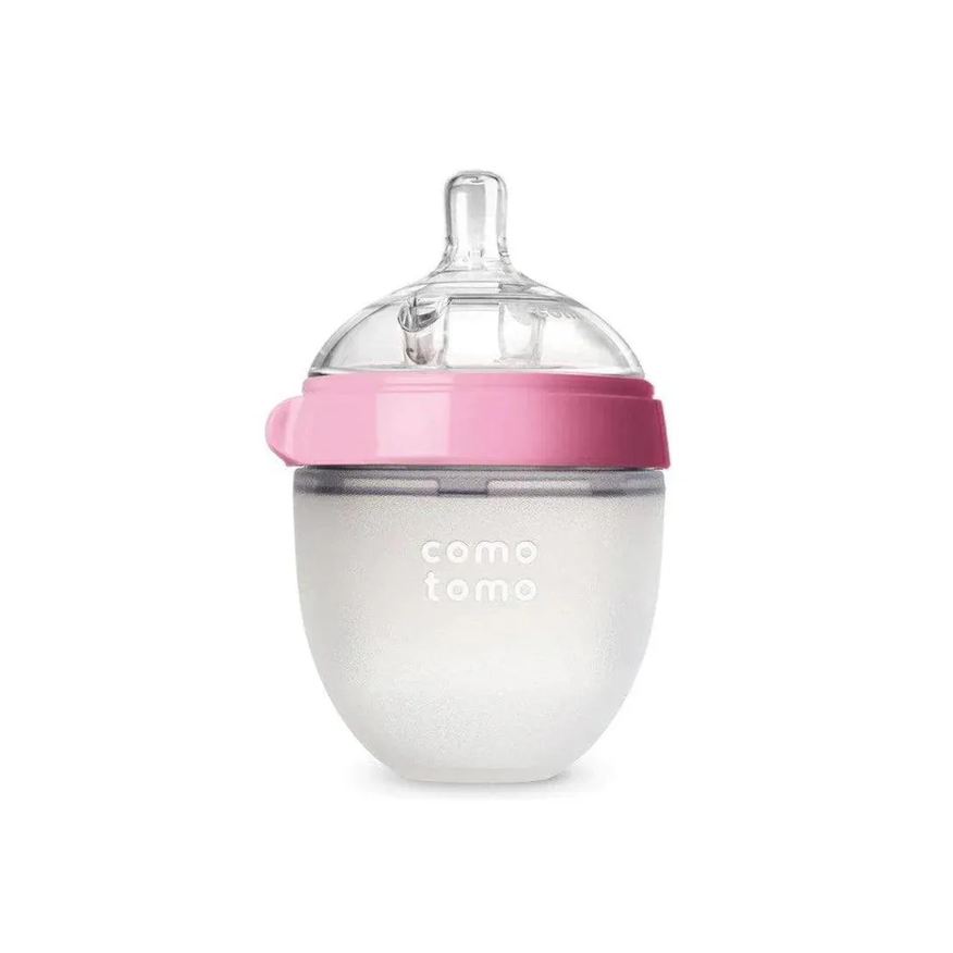 Comotomo Mamadeira Rosa 150ml 3m+