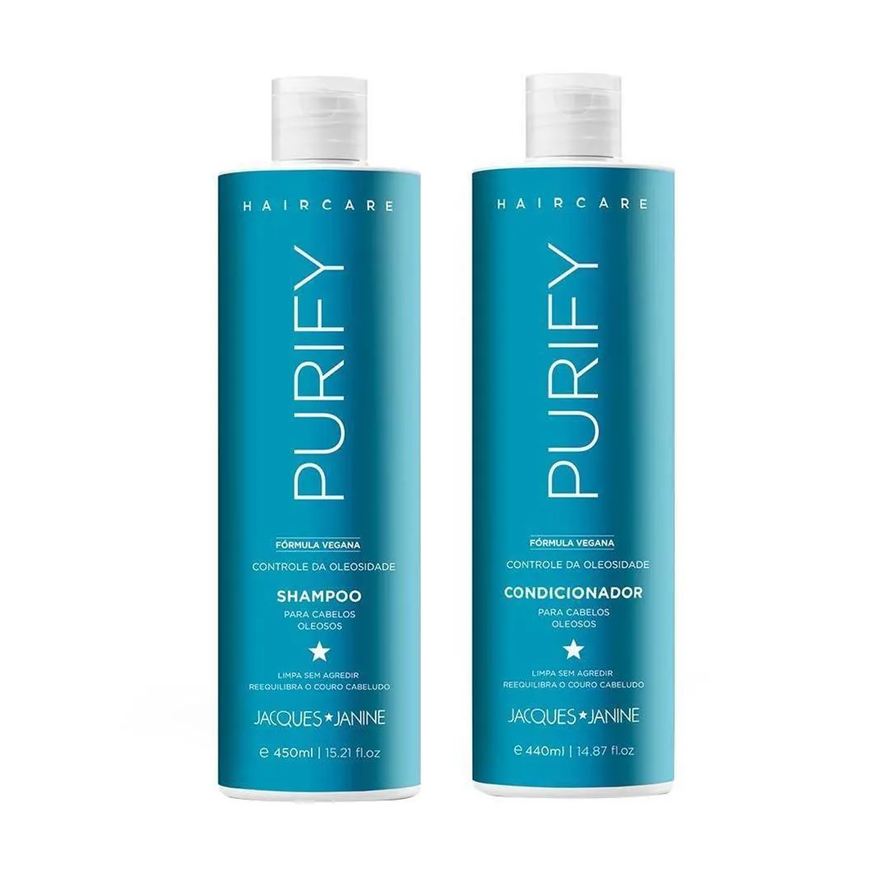 Jacques Janine Kit Shampoo E Condicionador Hair Care Purify