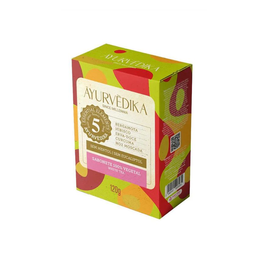 Ayurvedika Sabonetes Em Barra 100% Vegetais Ayurvédika White Tea