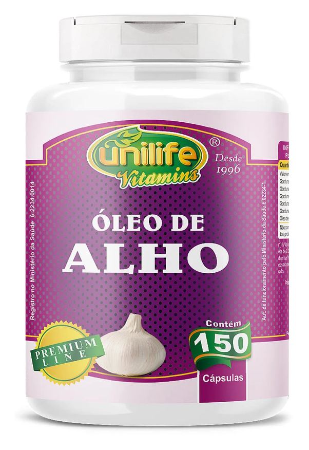Unilife Óleo de Alho - 150 cápsulas