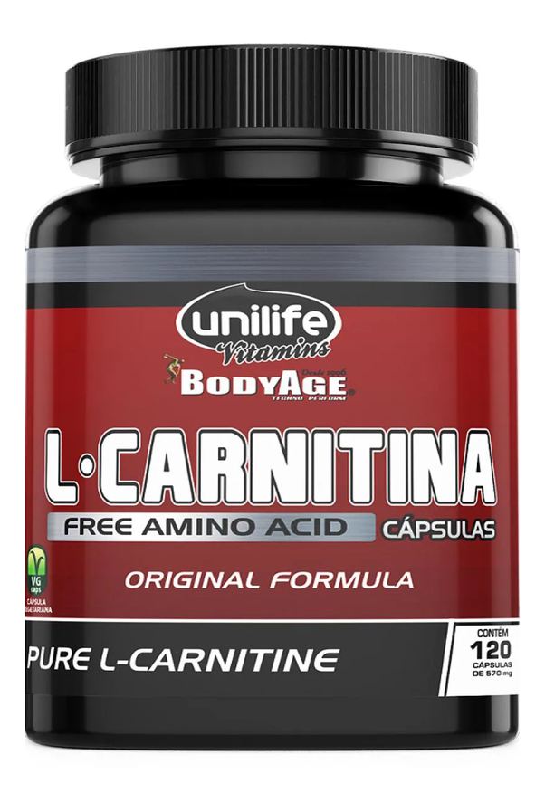 Unilife L - Carnitina Pura - 120 cápsulas