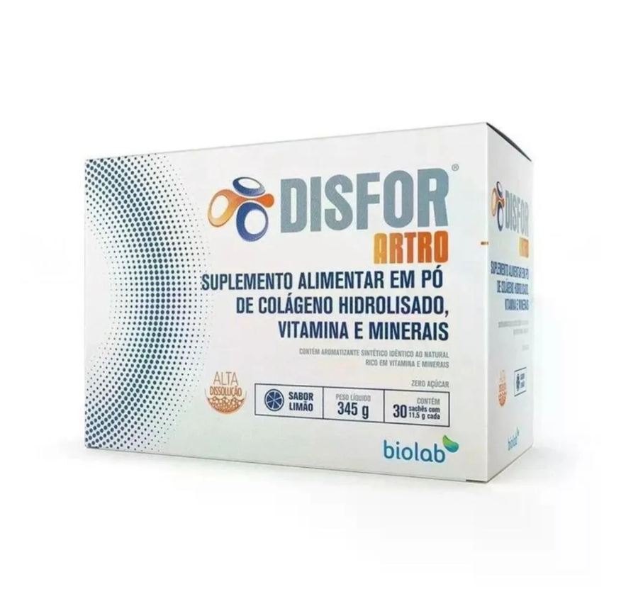 Biolab Suplemento Nutricional Disfor Artro 30 Sachês