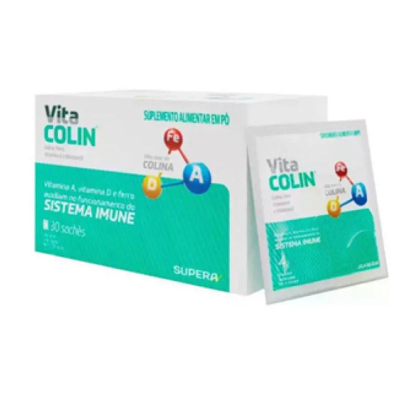 Supera Vita Colin Suplemento Infantil 30 Cápsulas