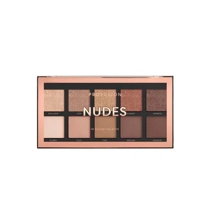 Profusion Cosmetics Paleta de Sombras Profusion Nudes 10 Cores
