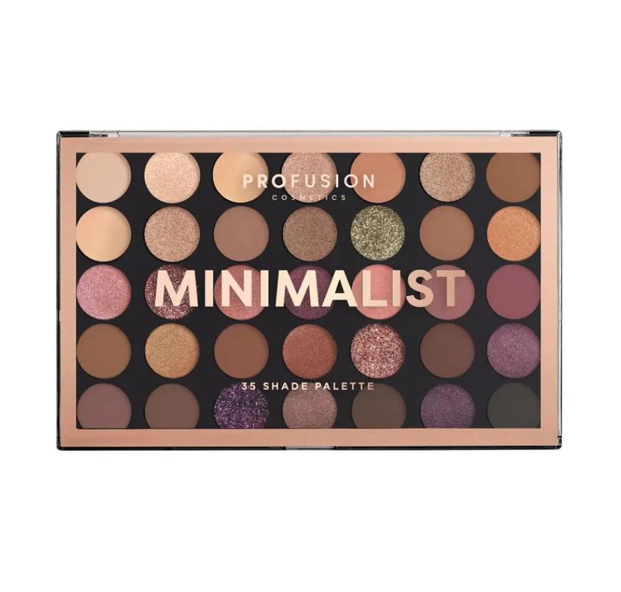 Profusion Cosmetics Paleta de Sombras Profusion Minimalist 35 Cores