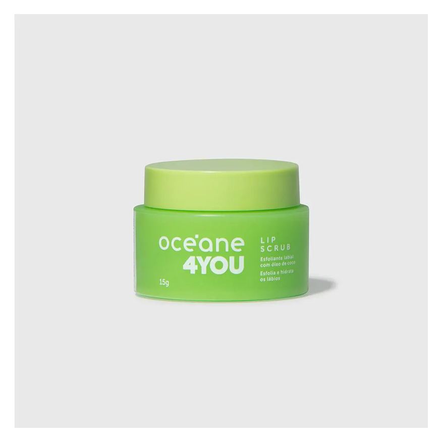 Océane Esfoliante Labial com Óleo de Coco - Lip Scrub 4you 15g