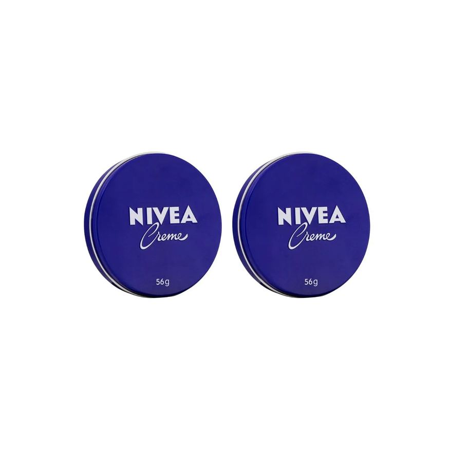 Nivea Kit com 2 Creme Pele Ressecada Lata Azul 60g - Nívea