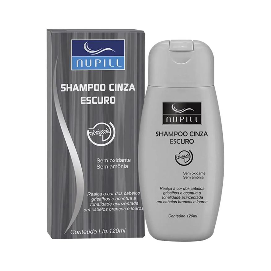 Nupill Shampoo Cinza Escuro 120ml