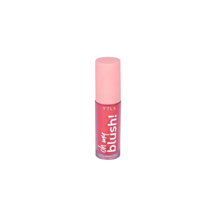 Vizzela Oh My Blush Líquido - Cor 03 Rouge Rose