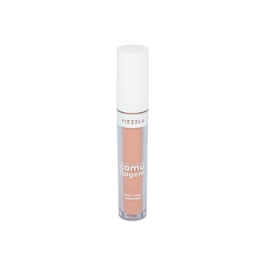 Vizzela Corretivo Líquido Matte - Camuflagem Salmão