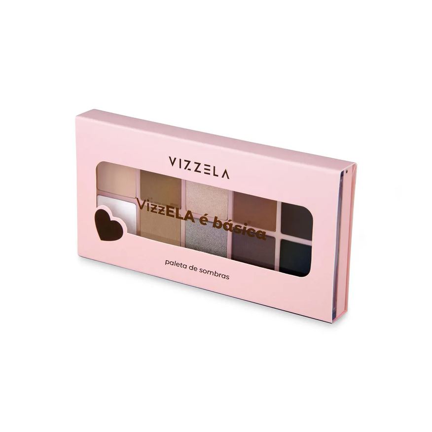 Vizzela Paleta de Sombras - Ela É Básica