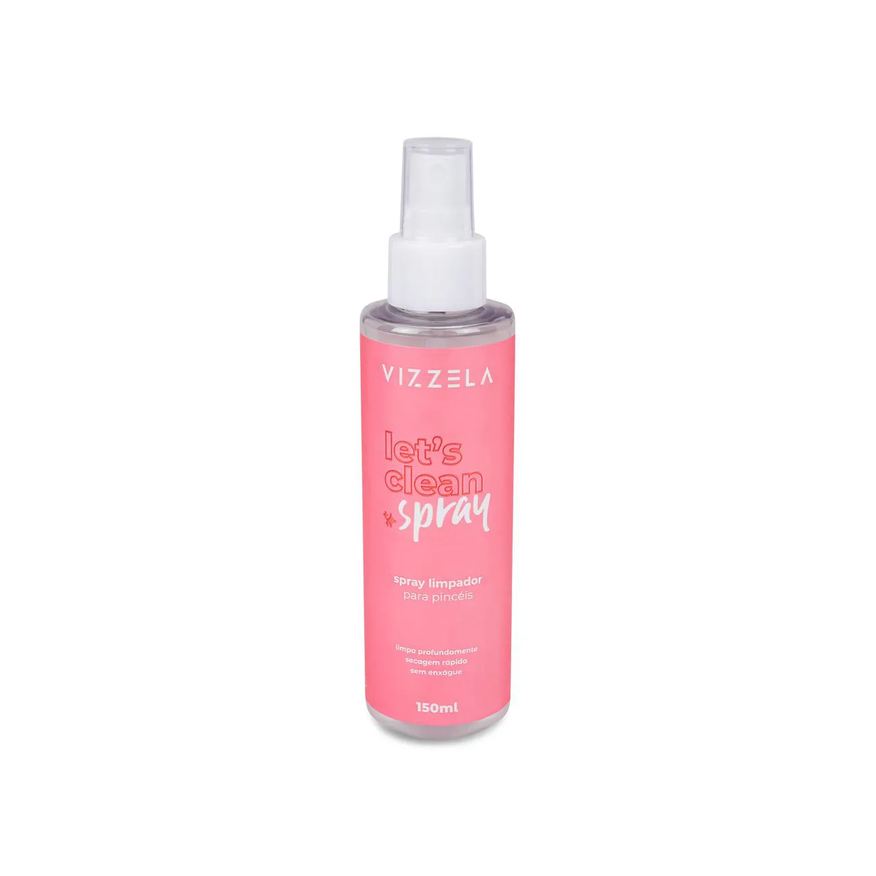 Vizzela Spray Limpador de Pincéis 150ml - Let´s Clean Spray