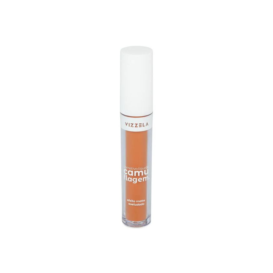 Vizzela Corretivo Líquido Matte - Camuflagem Laranja