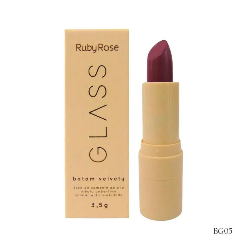 Ruby Rose Batom Bala Velvety Glass - Bg05