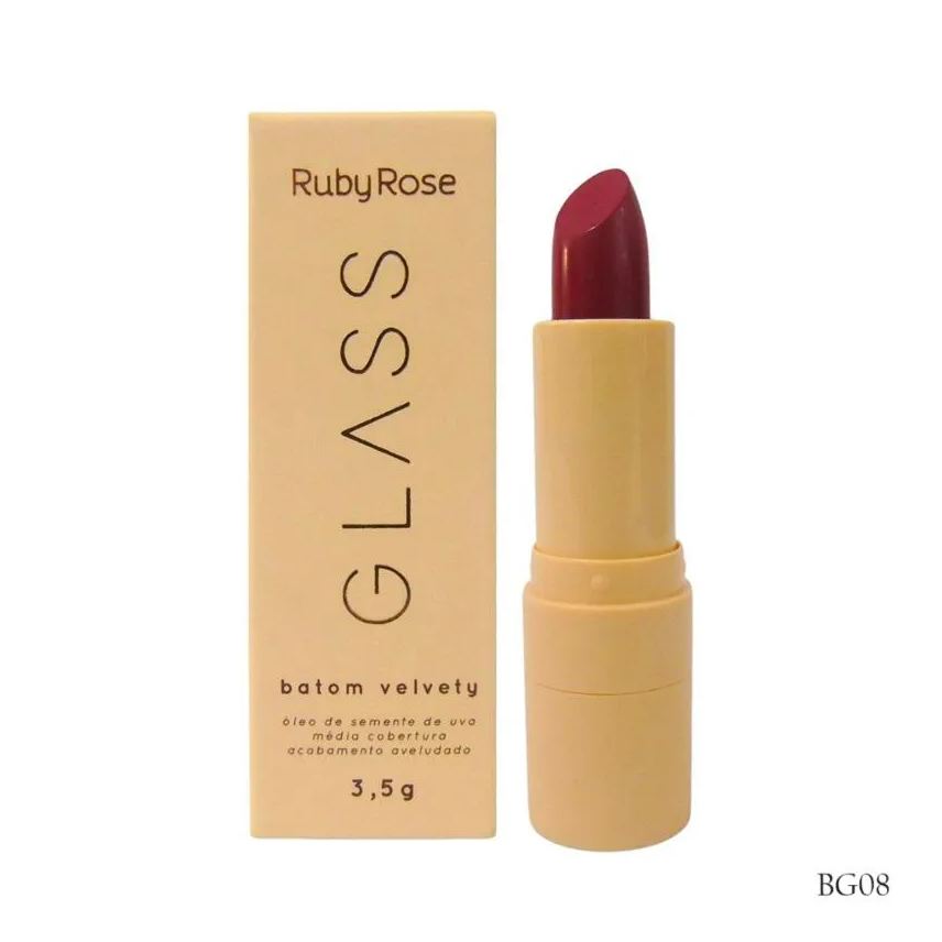 Ruby Rose Batom Bala Velvety Glass - Bg08