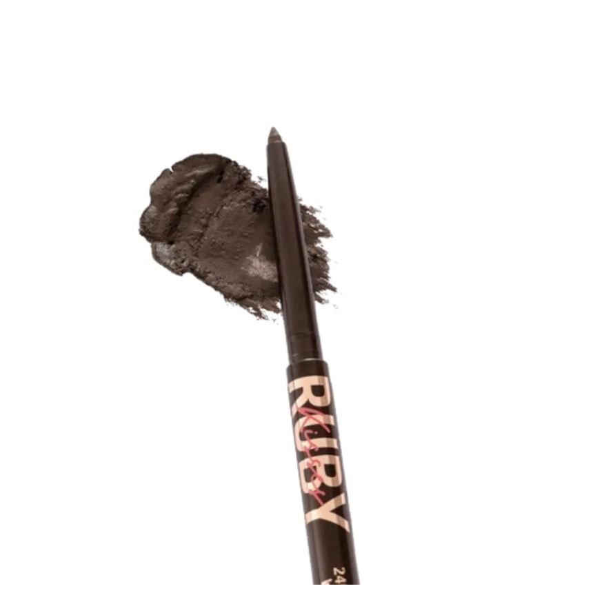RUBY KISSES LáPIS RETRáTIL EM GEL à PROVA D´áGUA - Dark Brown